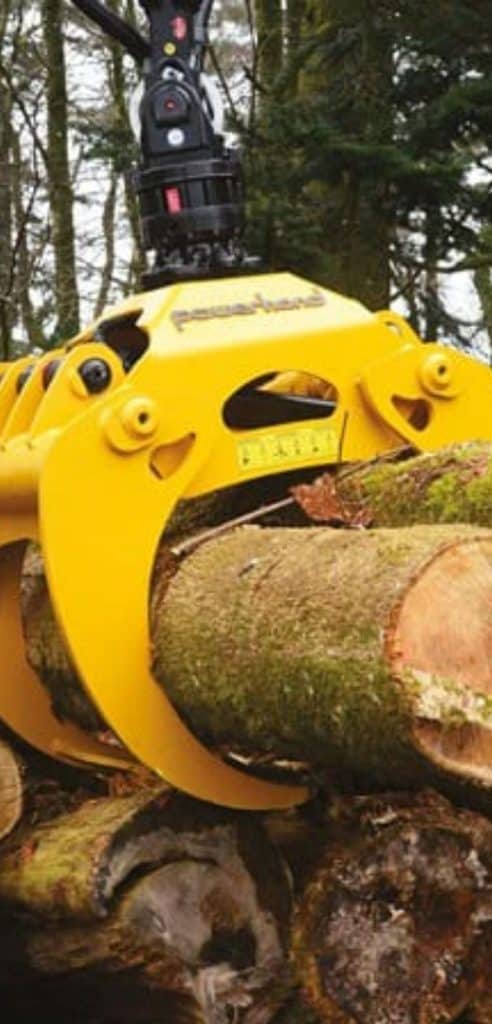 Powerhand Log Grab - Forestry Attachment